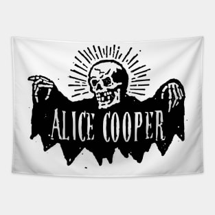 alice cooper bat bone Tapestry