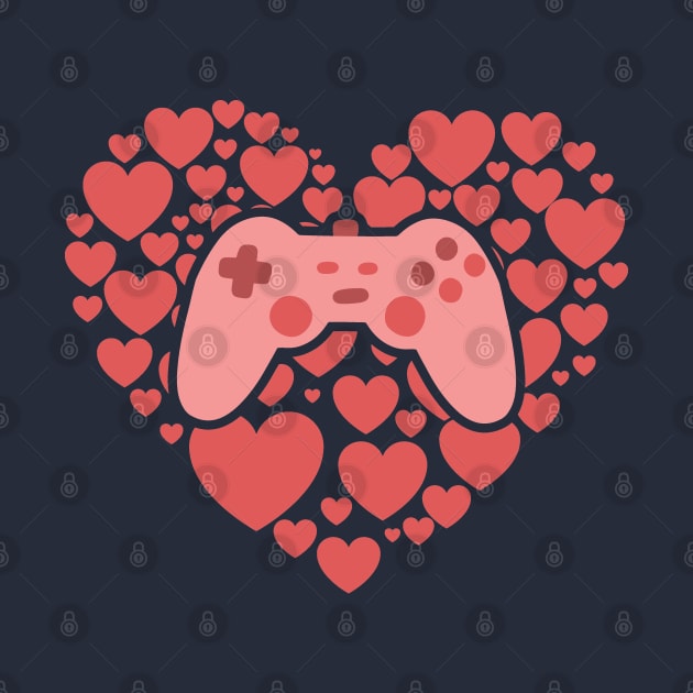 Video Gamer Heart Controller by Tesszero