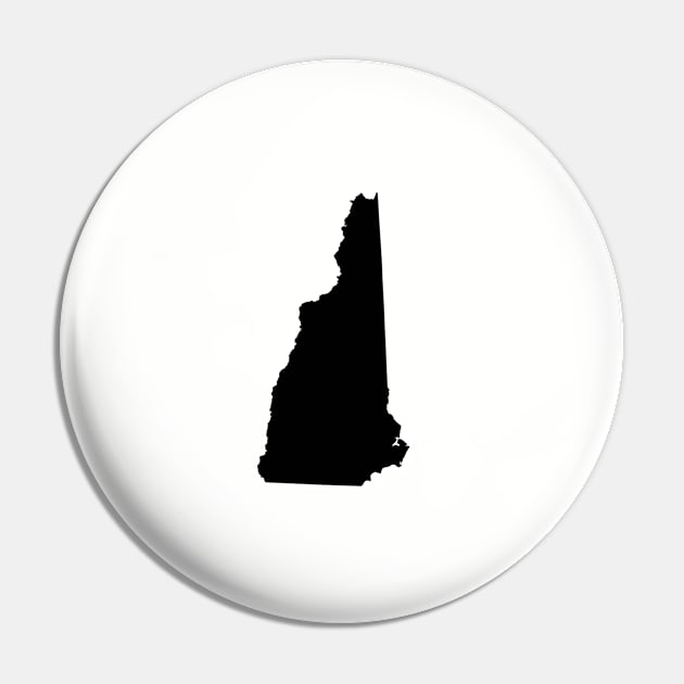 New Hampshire Black Pin by AdventureFinder