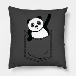 Say Hello! to the pocket panda Pillow