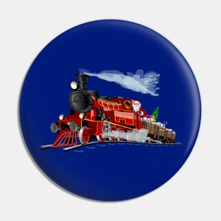 Santa express Pin