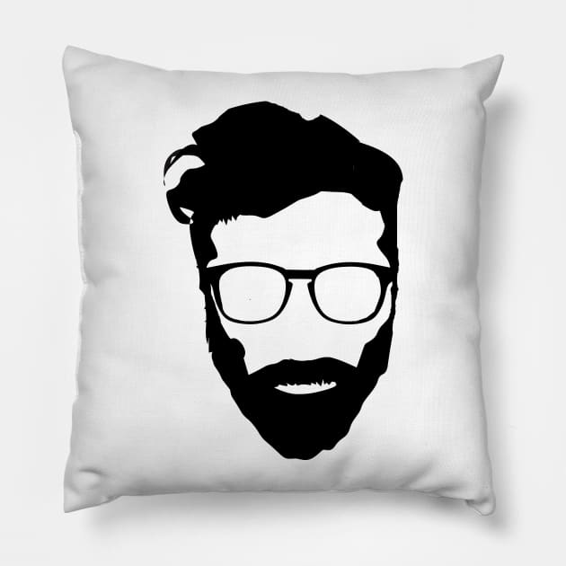 hipster Pillow by kobiborisi