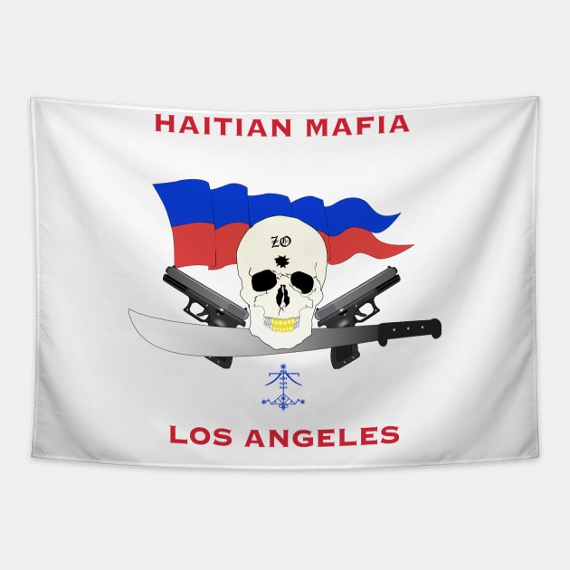 Haitian Mafia in LA T shirts Tapestry by Elcaiman7