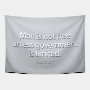 President Ronald Reagan Quote Tapestry