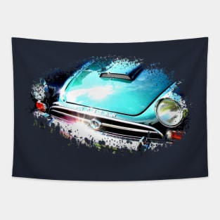 Sunbeam Alpine Tiger 1960s British classic car elements (without badge) Tapestry