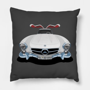 Mercedes Benz 300SL Gullwing in white Pillow