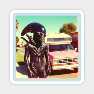 1990s Alien Costume Magnet