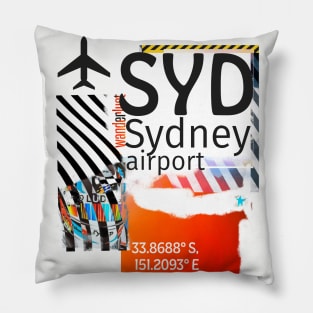 Sydney collage Pillow