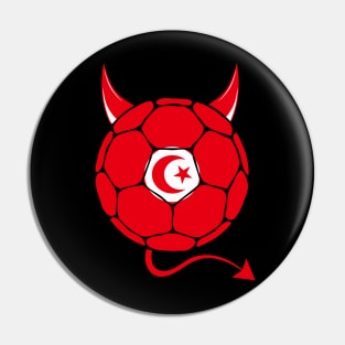 Tunisia Football Halloween Pin
