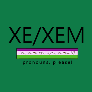 Xe / Xem Pronouns Shirt T-Shirt