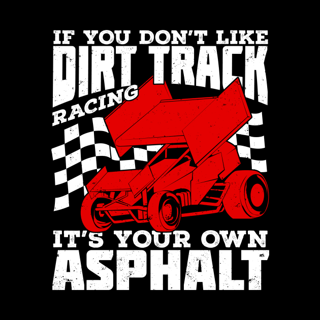 Funny Dirt Track Racing Winged Sprint Car Gift by Dolde08