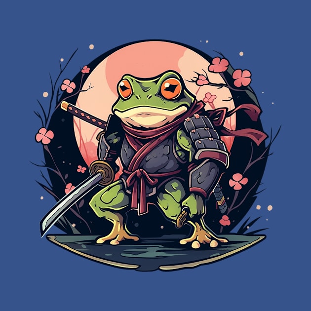 samurai frog by fancy ghost