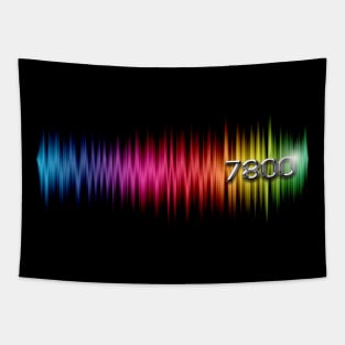 7800 Console: Soundwave Rainbow Design Tapestry