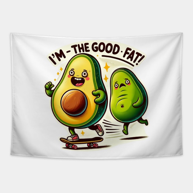 Avocado Duo - The Good Fat Tapestry by Unlogico