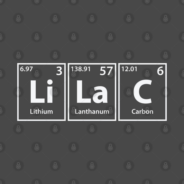 Lilac (Li-La-C) Periodic Elements Spelling by cerebrands