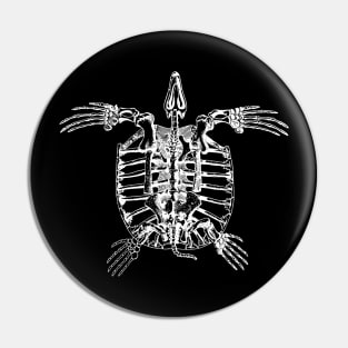 Turtle Skeleton Pin