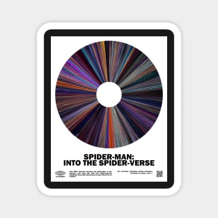 minimal_Into the Spider-Verse Warp Barcode Movie Magnet