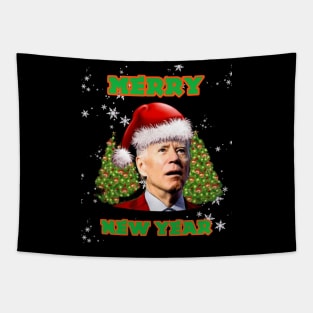 Merry New Year Tapestry