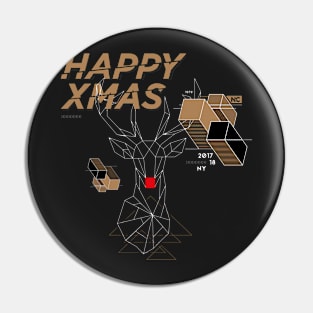 Happy Xmas Pin