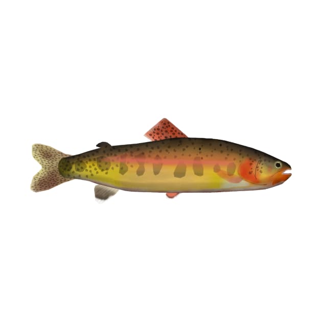 Golden Trout by FishFolkArt