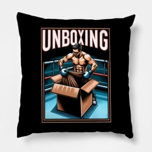 Funny Boxing - Unboxing - Social Media Content Contact Sport Pillow