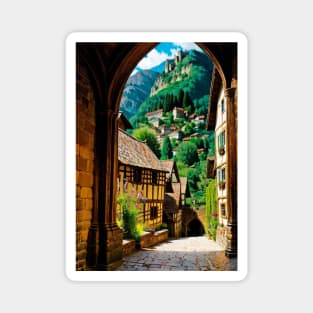 Medieval Towne - European Fantasy Render Magnet