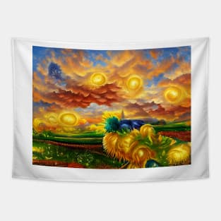 Sunset clouds Tapestry