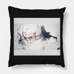 Aurora Crow Pillow