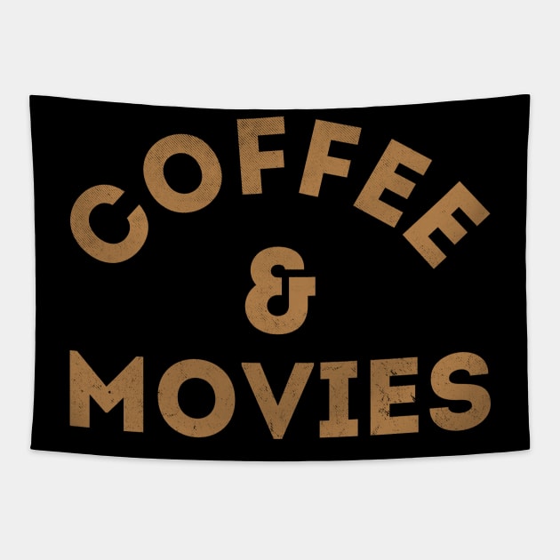 Coffee & Movies Tapestry by cowyark rubbark