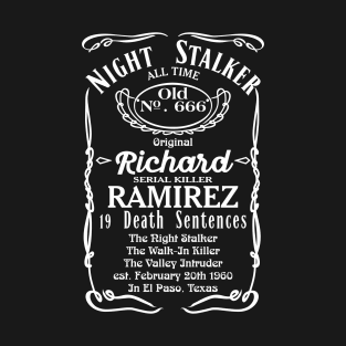 Richard Ramirez the Night Stalker Old No. 666 T-Shirt