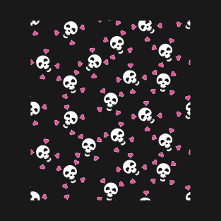 Skulls and hearts T-Shirt