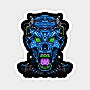 Blue zombie Magnet