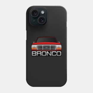 Ford Bronco Red Obs Phone Case