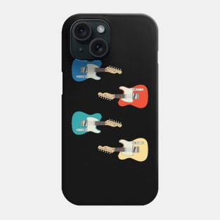 Three Frets T-Style Rosewood Electric Guitar Pack Phone Case