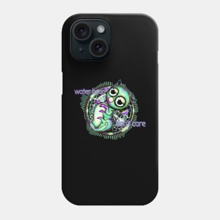 Waterbear don't care grurple Phone Case