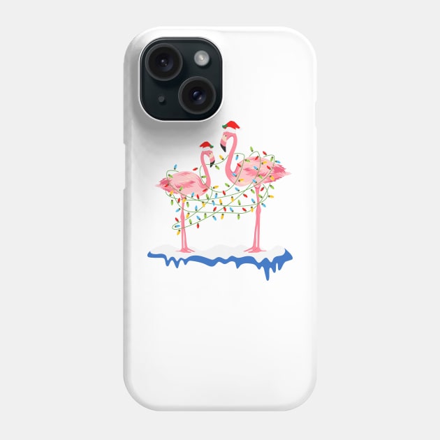 Fa La La La mingo Flamingo For Christmas Xmas Pajama Holiday Phone Case by saugiohoc994