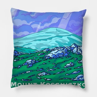 Mount Kosciuszko "8 Peaks" Pillow
