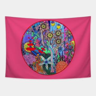 Abstract Forest Tapestry