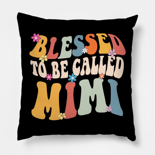 Mimi Blessed to be called mimi Pillow by Bagshaw Gravity