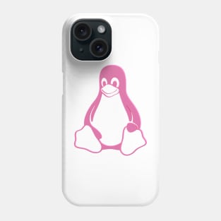 Tux 3D Pink Phone Case