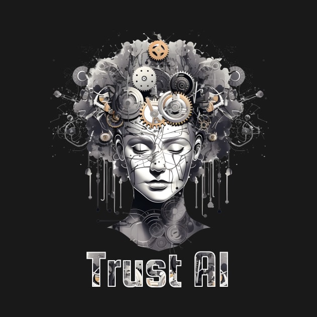 Trust AI - Artificial Intelligence by My Geeky Tees - T-Shirt Designs