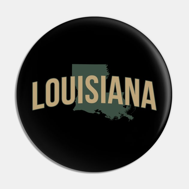 Louisiana State Pin by Novel_Designs