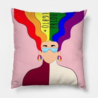 Lgbt pride love Pillow