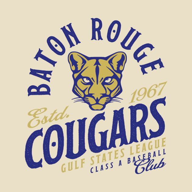 Baton Rouge Cougars by MindsparkCreative