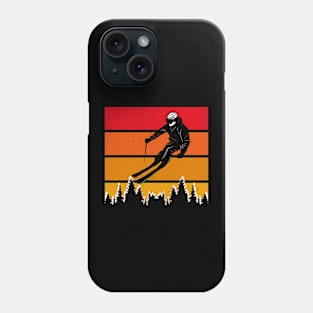 Skiing T Shirt For Women Men Phone Case