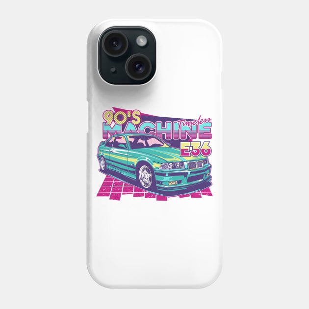 M3 E36 Timeless Machine Phone Case by idrdesign