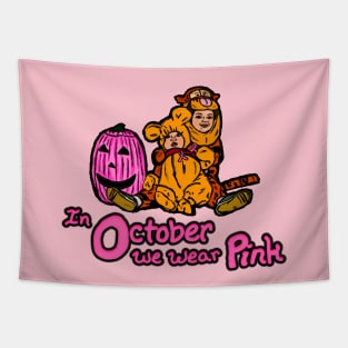 October Pink Tapestry