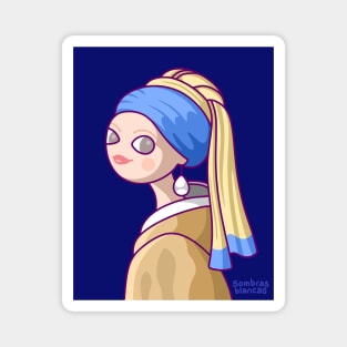 Girl with a Pearl Earring Magnet