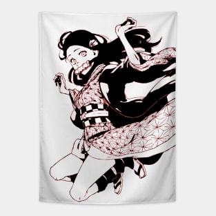 Nezuko Demon Slayer Tapestry