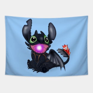 magical Night dragon Tapestry